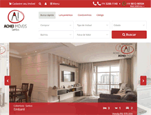 Tablet Screenshot of acheisantosimoveis.com.br
